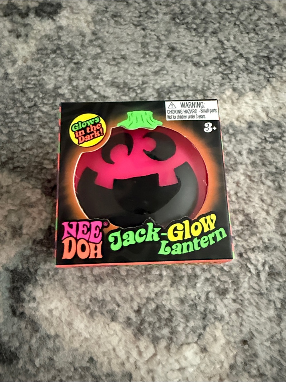 NeeDoh Jack Glow Lantern In Pink